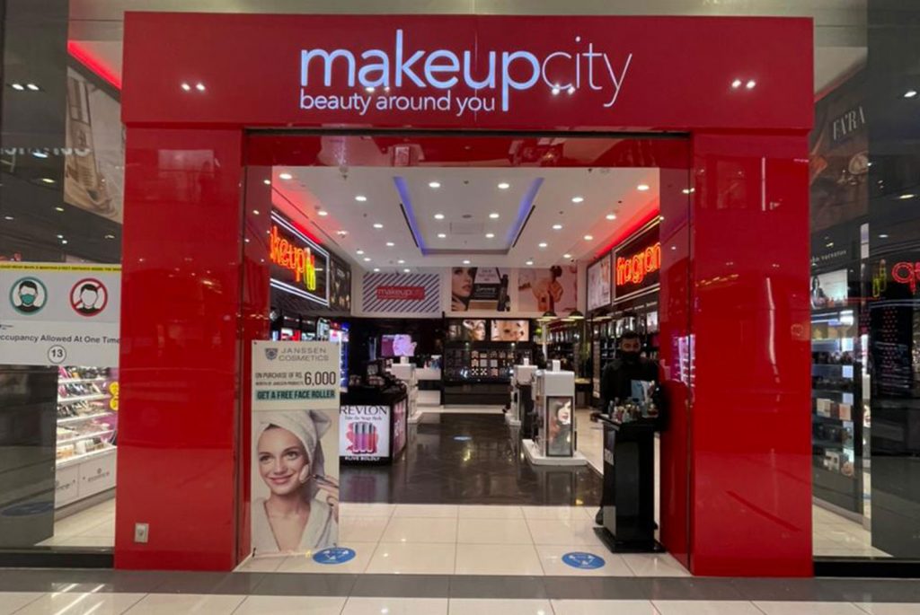 makeupcity in packages mall lahore pakistan
