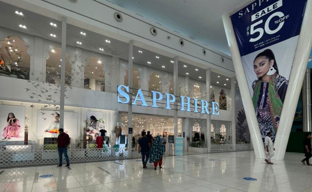 sapphire in adidas in packages mall lahore pakistan