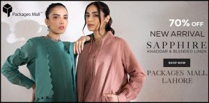 Sapphire winter collection sale in Lahore at Packages mall